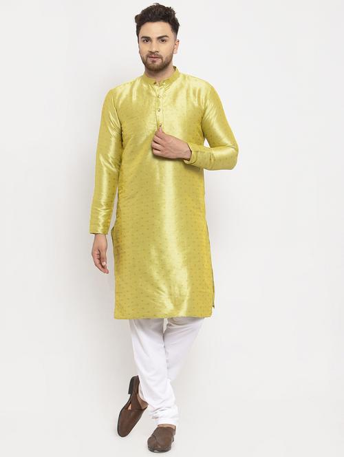 mandarin neck fancy long kurta - 19148202 - Very Small Image - 1
