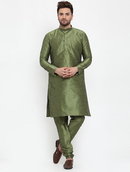 mandarin neck fancy long kurta - 19148269 - Very Small Image - 1