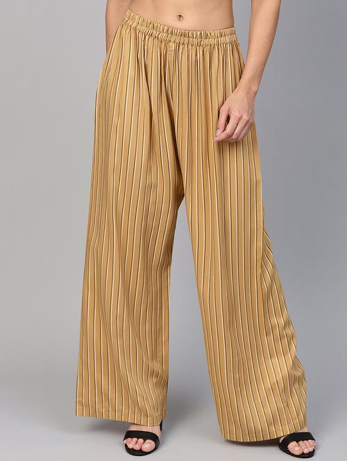 mid rise striped palazzo - 19148870 - Very Small Image - 1