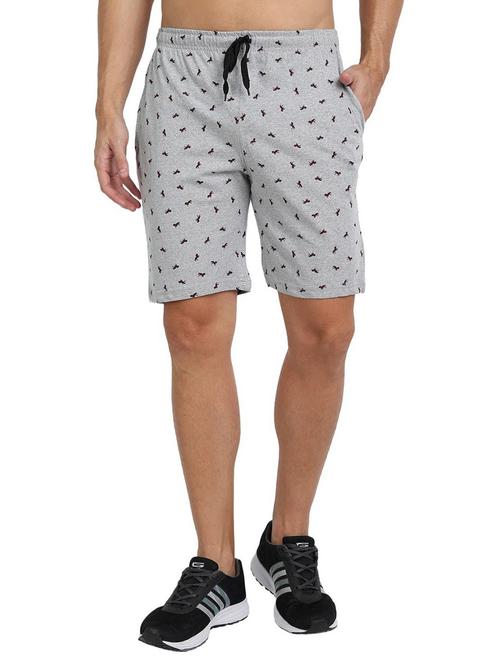 mid rise printed shorts - 19149282 - Very Small Image - 1