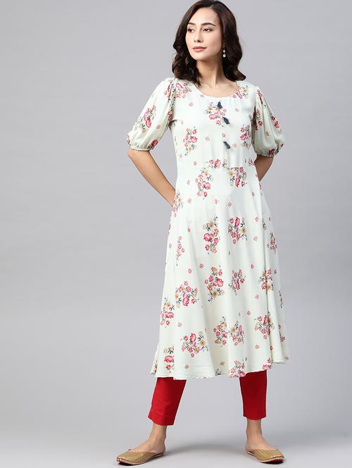 white printed suit set - 19149865 - Very Small Image - 1