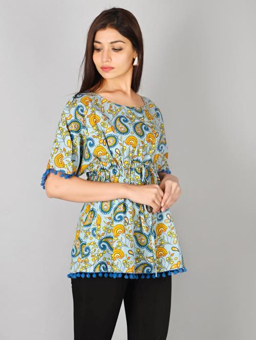 multicolor printed regular top - 19157702 - Very Small Image - 1