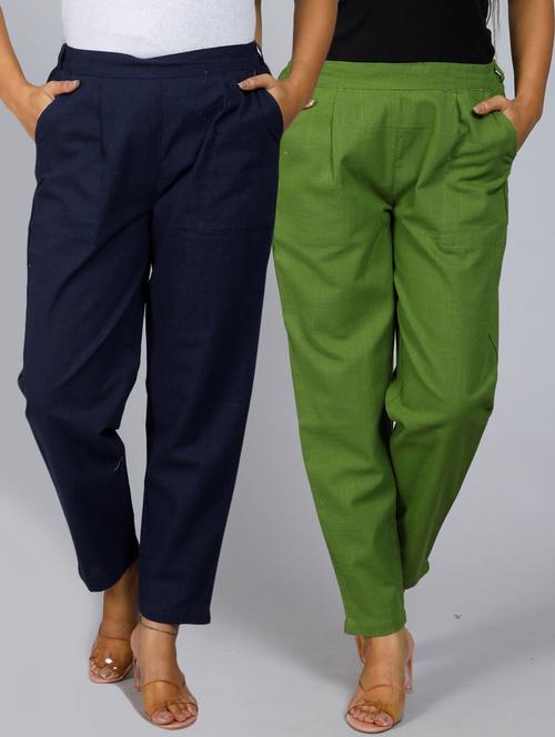 pack of 2 solid trousers - 19158763 - Very Small Image - 1