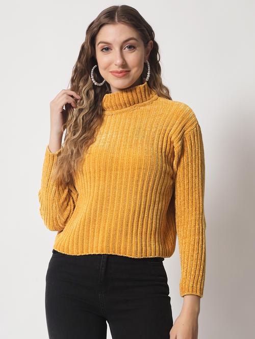 high neck solid pullover - 19158897 - Very Small Image - 1