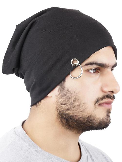 black solid cap - 19159103 - Very Small Image - 1