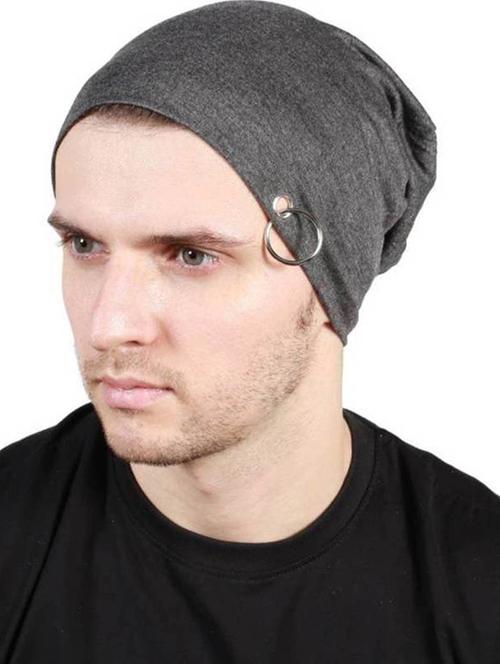 grey solid cap - 19159122 - Very Small Image - 1