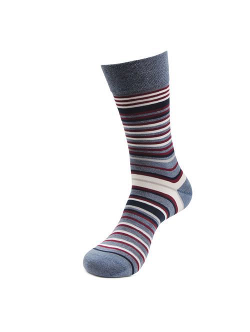 mens multicolored striped socks - 19159321 - Very Small Image - 1