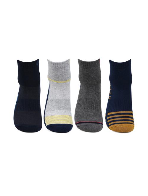 pack of 4 multi colored ankle length sock - 19159381 - Very Small Image - 1