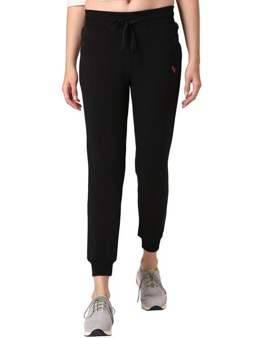 mid rise solid track pant - 19159589 - Very Small Image - 1