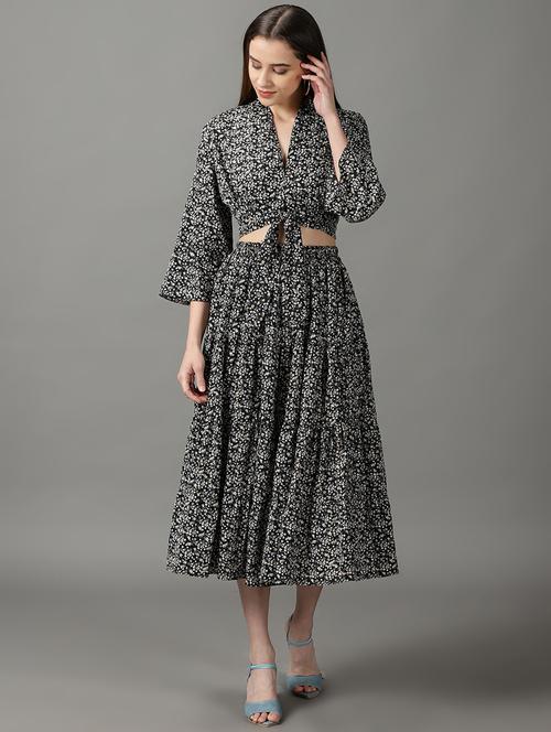 black printed co-ord set - 19159650 - Very Small Image - 1