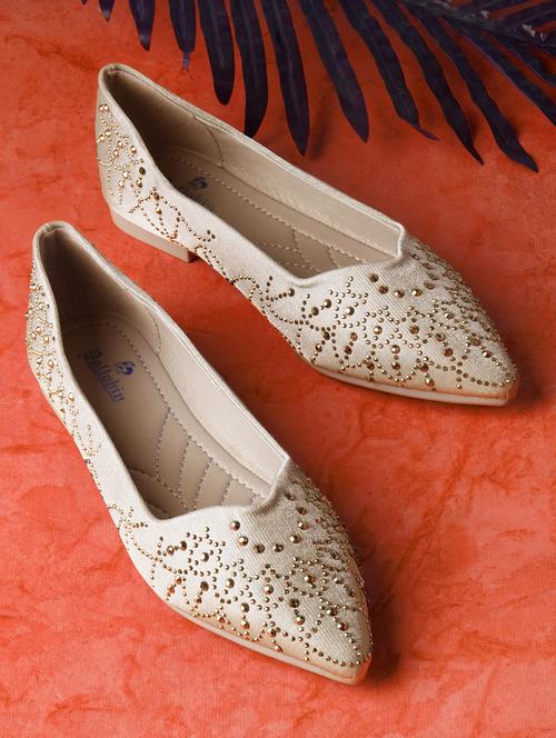 beige slip on ballerina - 19159939 - Very Small Image - 1
