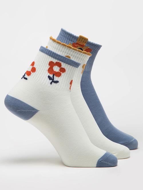 multi colored cotton socks - 19160090 - Very Small Image - 1