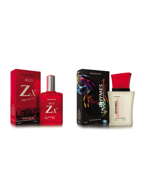 ramsons red zx & rhymes eau de perfume 70ml (pack of 2) - 19160467 - Very Small Image - 1