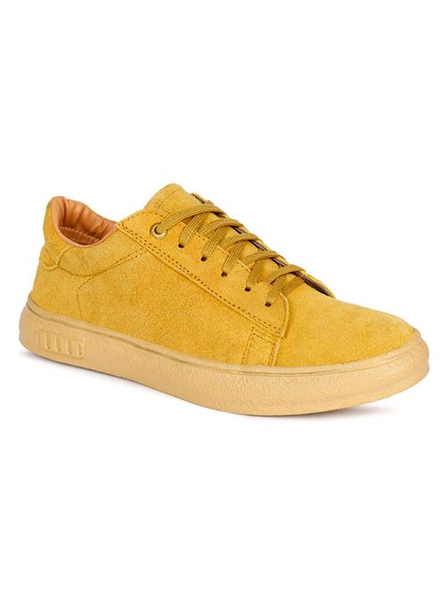 yellow lace up sneaker - 19160594 - Very Small Image - 1