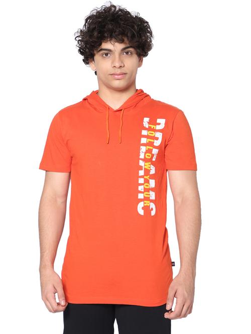 front print hood neck sweatshirt - 19160786 - Very Small Image - 1