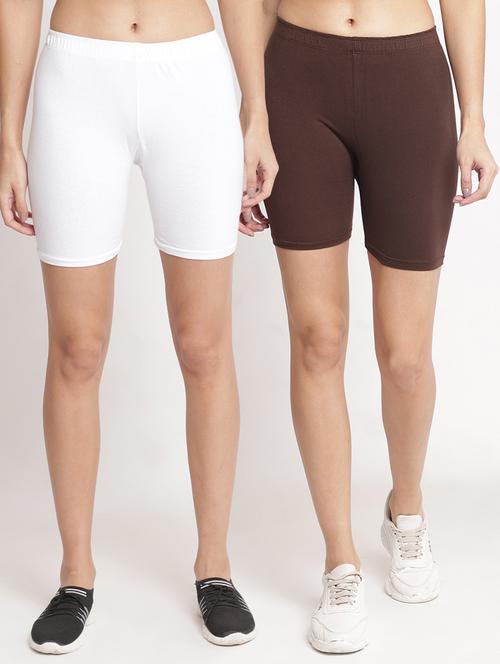 pack of 2 solid sports shorts - 19161391 - Very Small Image - 1
