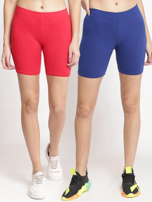 pack of 2 solid sports shorts - 19161395 - Very Small Image - 1