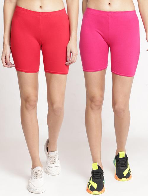 pack of 2 solid sports shorts - 19161397 - Very Small Image - 1