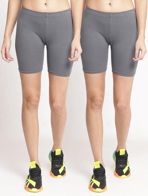 pack of 2 solid sports shorts - 19161405 - Very Small Image - 1