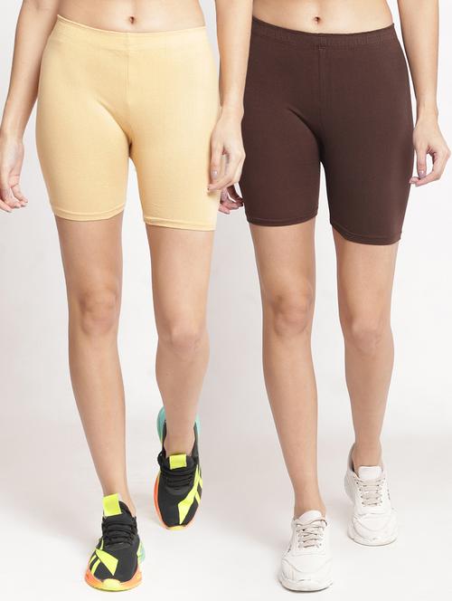 pack of 2 solid sports shorts - 19161448 - Very Small Image - 1