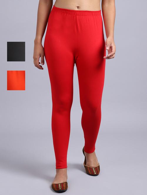 pack of 3 solid leggings - 19161679 - Very Small Image - 1