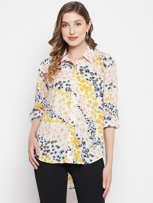 long sleeved floral shirt - 19161730 - Very Small Image - 1
