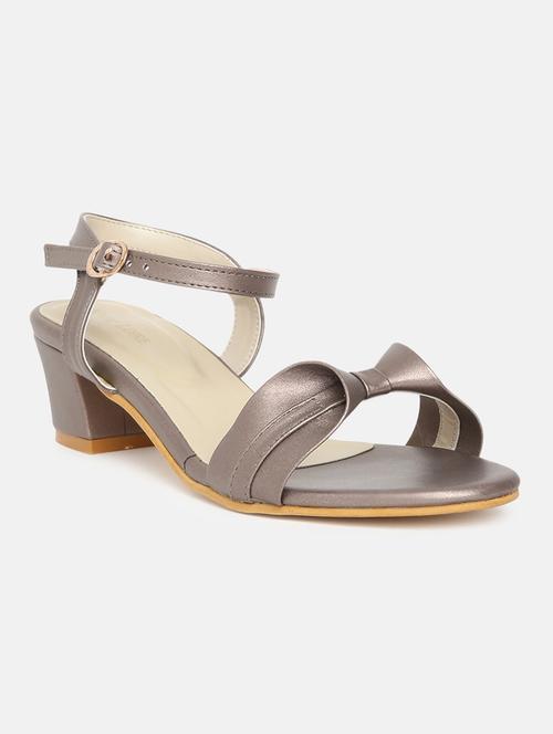 grey synthetic back strap sandals - 19163576 - Very Small Image - 1
