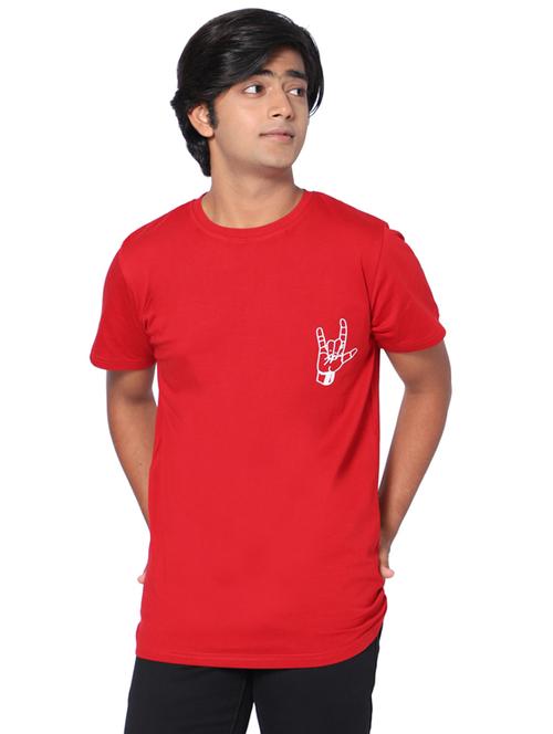boys round neck printed t-shirt - 19164392 - Very Small Image - 1