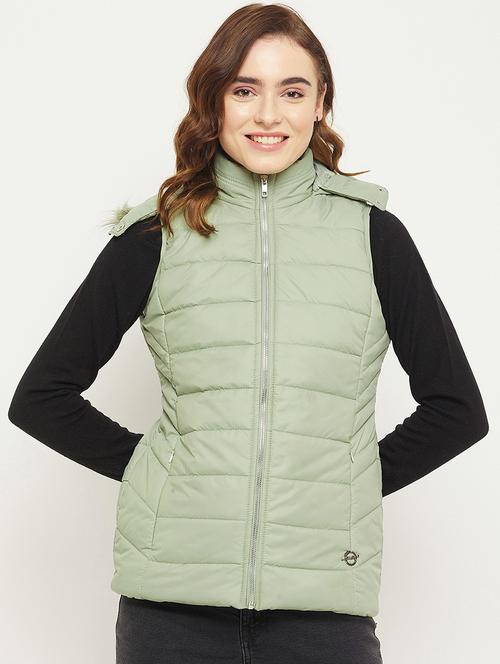 solids quilted & padded jacket - 19164527 - Very Small Image - 1