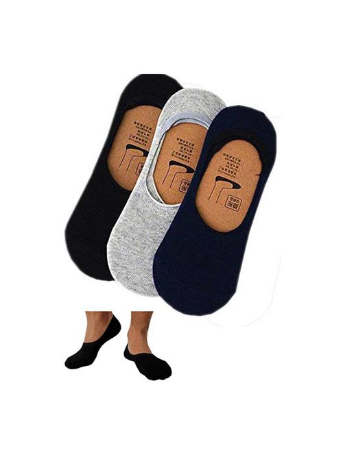 pack of 3 multi colored ankle length sock - 19164694 - Very Small Image - 1