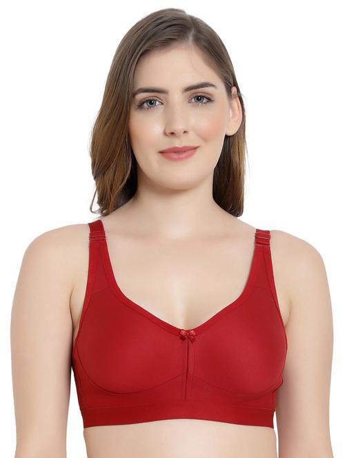 red cotton blend tshirt bra - 19166264 - Very Small Image - 1