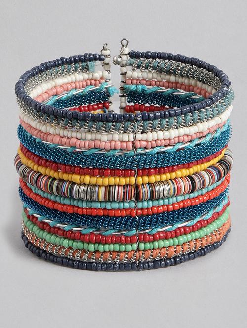 multi colored metal beaded bracelet - 19166900 - Very Small Image - 1