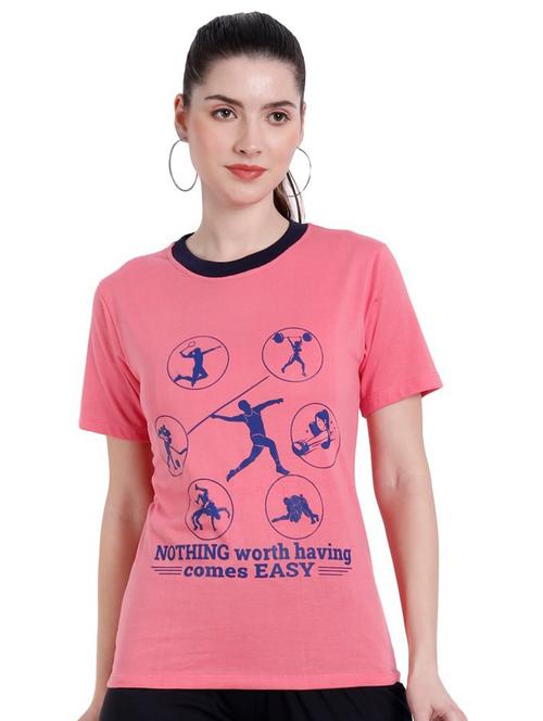 round neck printed tee - 19167829 - Very Small Image - 1
