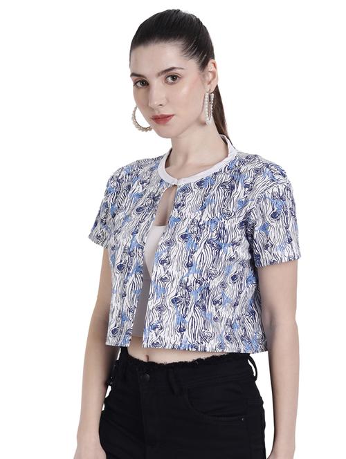 round neck printed top - 19167842 - Very Small Image - 1