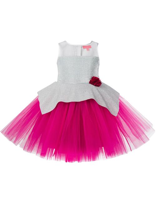 pink net frock - 19169096 - Very Small Image - 1