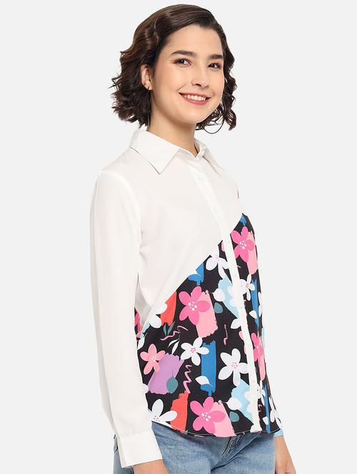 long sleeved floral shirt - 19169867 - Very Small Image - 1