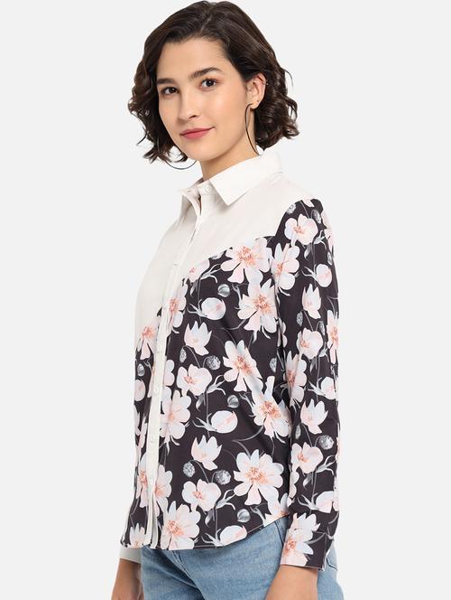 long sleeved floral shirt - 19169869 - Very Small Image - 1