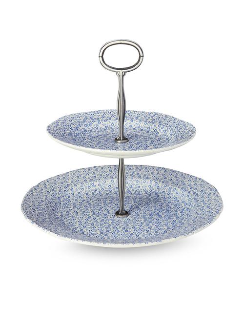 burleigh blue felicity 2 tier cake stand - 19170723 - Very Small Image - 1