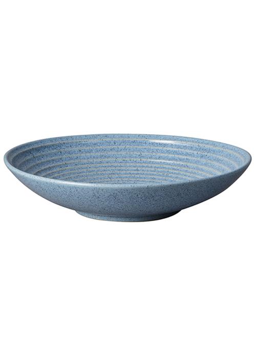 denby studio blue flint large ridged bowl - 19170823 - Very Small Image - 1