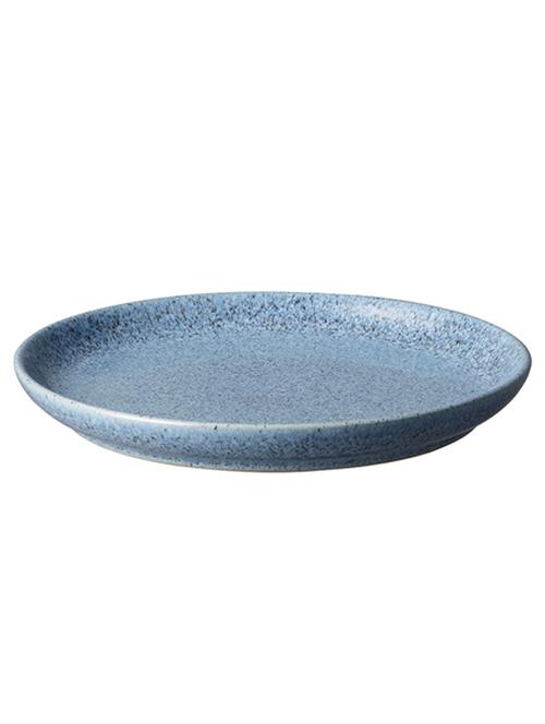 denby studio blue flint medium coupe plate - 19170904 - Very Small Image - 1