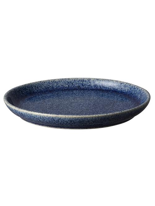 denby studio blue cobalt small coupe plate - 19170925 - Very Small Image - 1