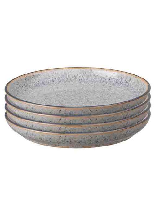 denby studio grey small coupe plate, set of 4 - 19170927 - Very Small Image - 1