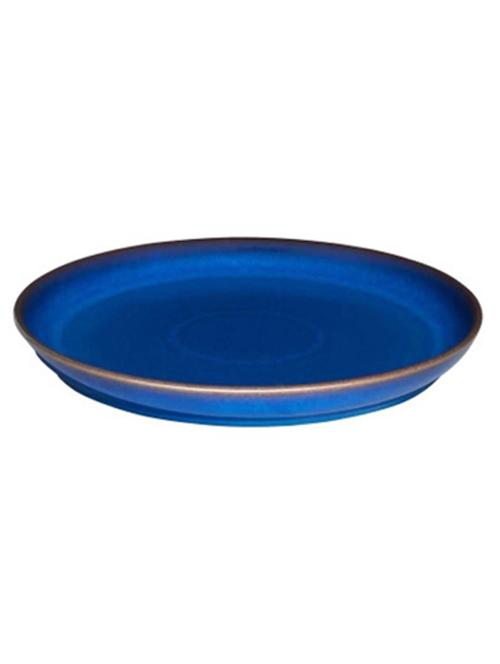 denby imperial blue medium coupe plate - 19170932 - Very Small Image - 1