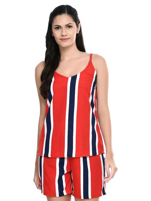printed top and short nightwear set - 19171113 - Very Small Image - 1