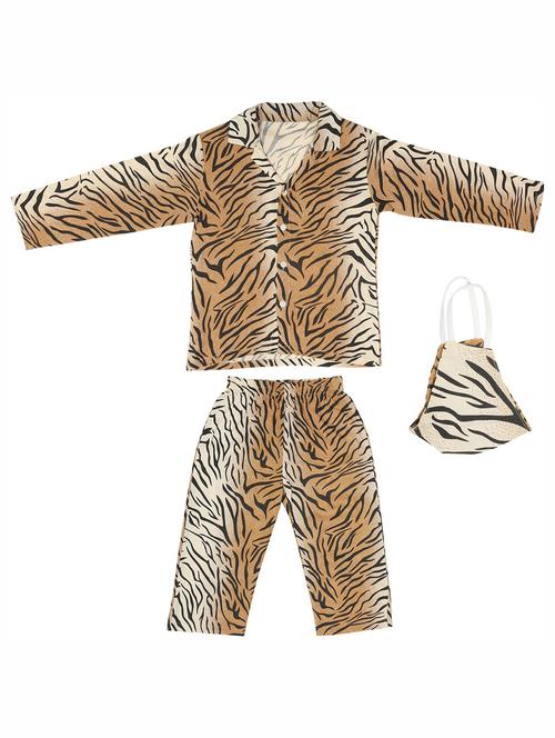 printed nightwear pyjama set - 19171456 - Very Small Image - 1