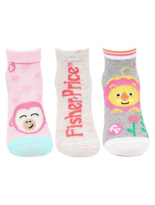 pack of 3 multi colored ankle length sock - 19171675 - Very Small Image - 1