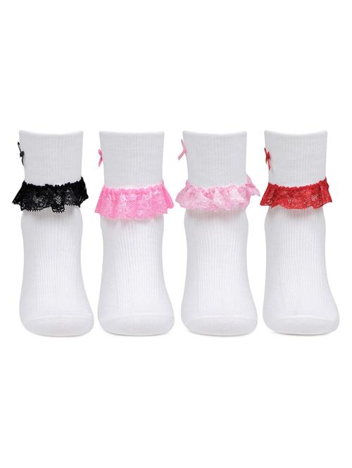 pack of 4 multi colored ankle length sock - 19171696 - Very Small Image - 1