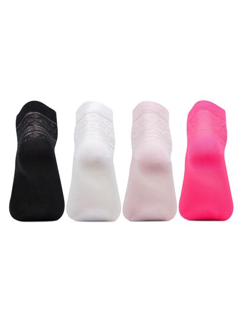 pack of 4 multi colored ankle length sock - 19171801 - Very Small Image - 1