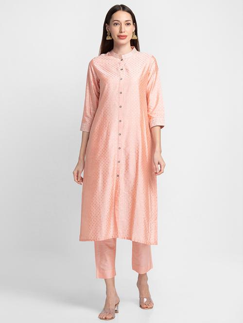 women's front slit kurta - 19172866 - Very Small Image - 1