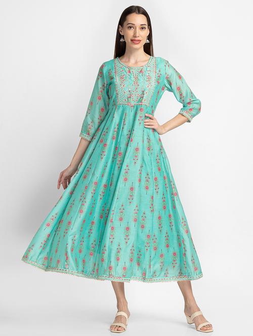 women's fit & flare midi dress - 19172876 - Very Small Image - 1